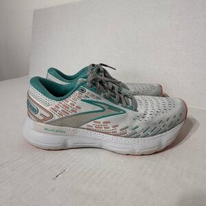 Brooks Glycerin 20 Women's Size 8.5B Running Shoes 1203691B061 Oyster/ Coral